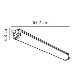 Nordlux Oakland 60 [IP65] ceiling lamp