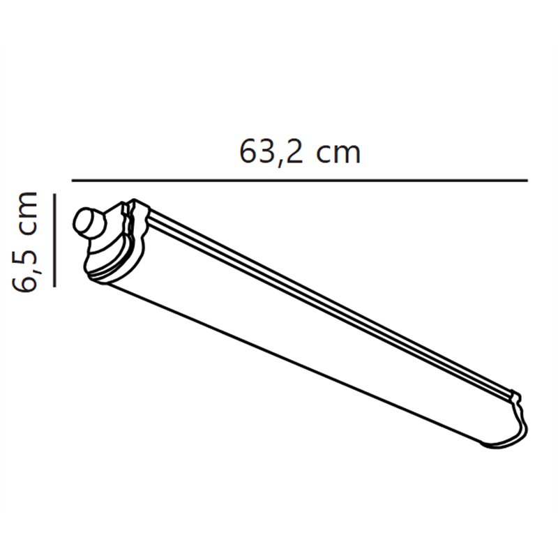 Nordlux Oakland 60 [IP65] Plafondlamp