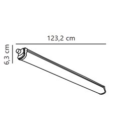 Nordlux Oakland 120 [IP65] ceiling lamp