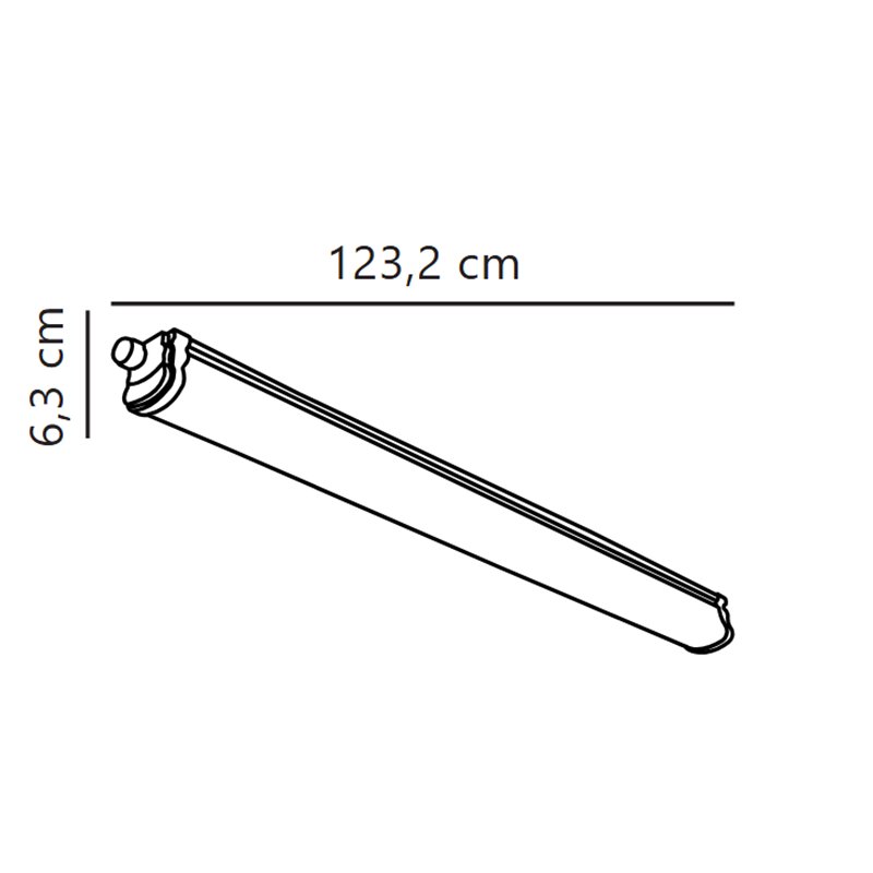 Nordlux Oakland 120 [IP65] Plafondlamp
