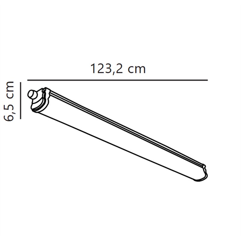 Nordlux Oakland 120 [IP65] Plafondlamp