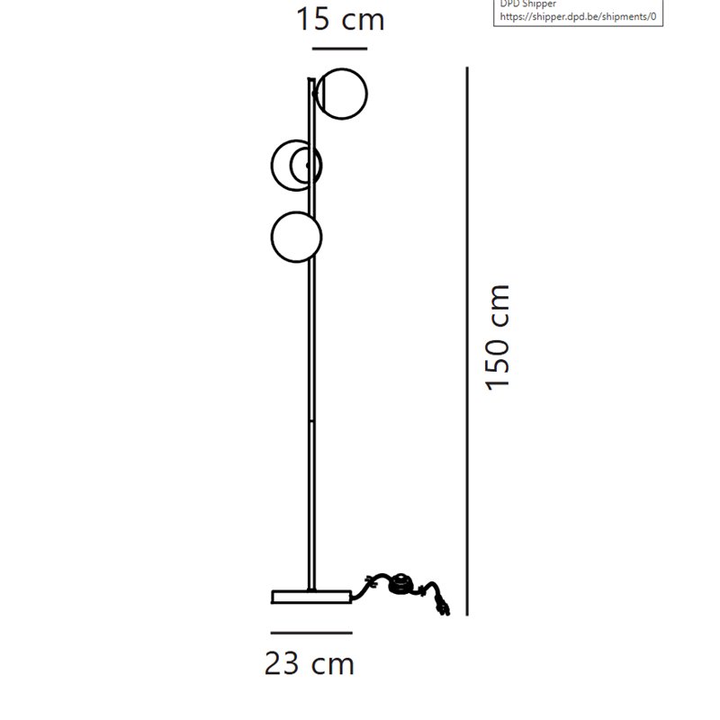 Nordlux Lilly 15 Vloerlamp
