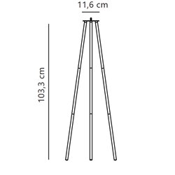 Nordlux Kettle Tripod Floor 110 floor lamp - Outdoor