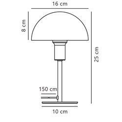 Nordlux Ellen Mini 16 table lamp