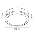 Nordlux Desi 22 [IP44] Plafondlamp - Outdoor