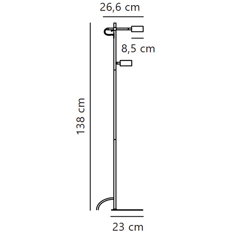 Nordlux Clyde 8 3-step Dim Vloerlamp