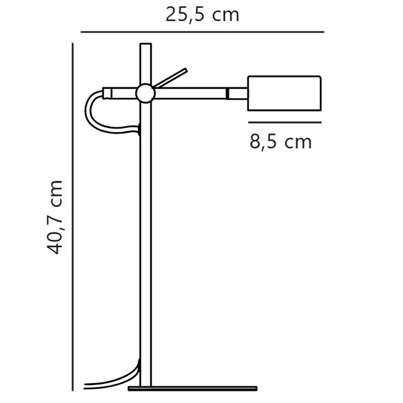 Nordlux Clyde 8 3-step Dim Tafellamp