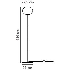 Nordlux Alton 28 floor lamp