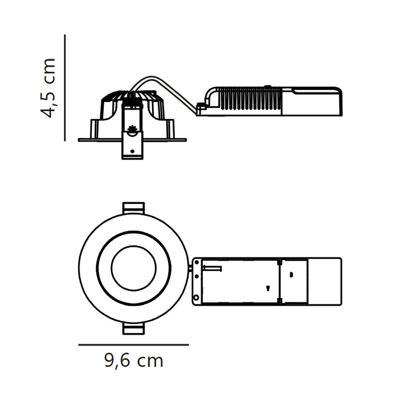 Nordlux Aliki [IP44] Dim isolatie Inbouwspot