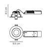 Nordlux Aliki [IP44] Dim insulation recessed spot