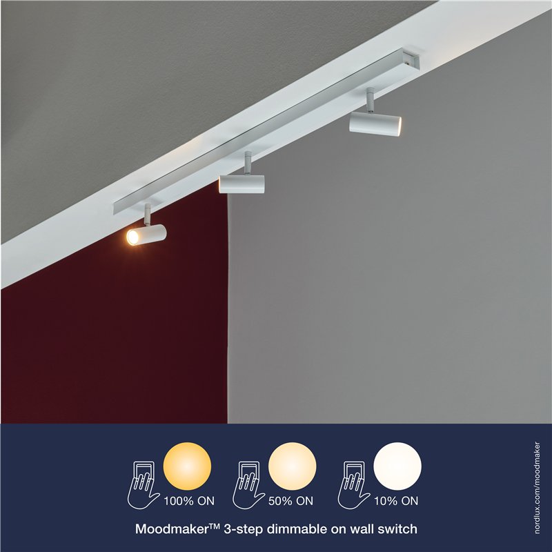 Nordlux Omari 3 3-step-Dim - 3 Plafondlamp