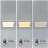 Nordlux Oja Square 29 3-step 3000/4000K ceiling lamp
