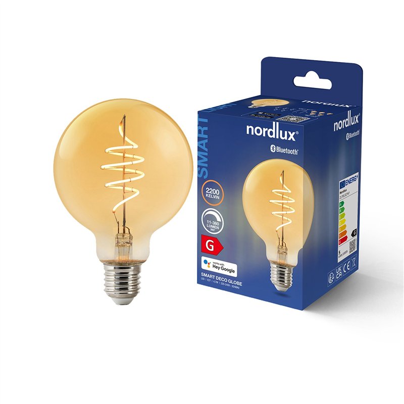 Nordlux G95 Smart Filament Goud Deco Spiraal