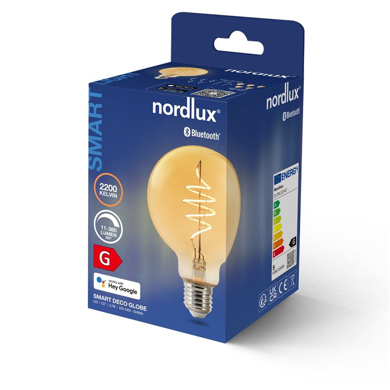 Nordlux G95 Smart Filament Goud Deco Spiraal