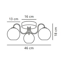 Nordlux Franca 13 ceiling lamp