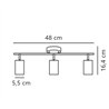 Nordlux Explore 6 - 3 ceiling lamp