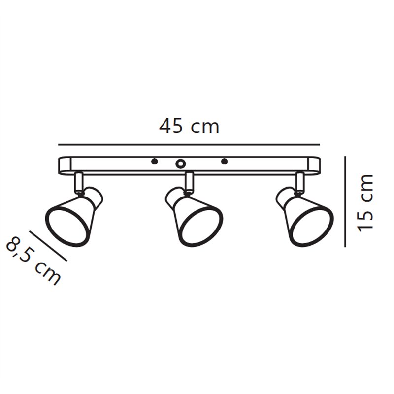 Nordlux Eik 9 -3 Plafondlamp