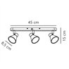 Nordlux Eik 9 -3 ceiling lamp