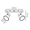 Nordlux Eik 9 - 2 Plafondlamp