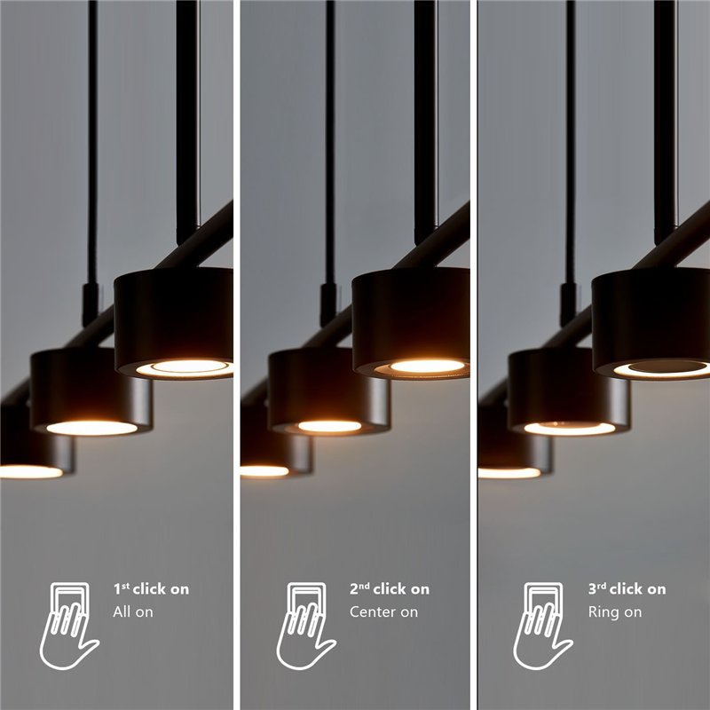 Nordlux Clyde 8 3-step Dim - 4 Plafondlamp
