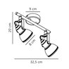 Nordlux Aslak 8 - 2 ceiling lamp