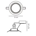 Nordlux Triton [IP23] 3-kit Inbouwspot