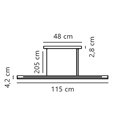 Nordlux Skylar 115 3-Step-Dim Hanglamp