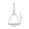 Nordlux Read 20 suspension lamp