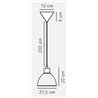Nordlux Pop 22 suspension lamp