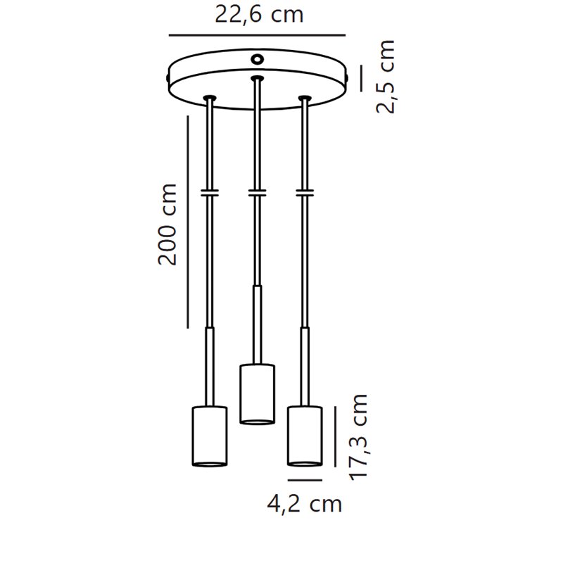 Nordlux Paco 23 Hanglamp