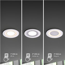 Nordlux Clyde 8 3-step recessed spot