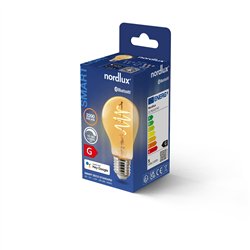 Nordlux A60 Smart Filament Gold Deco spiral