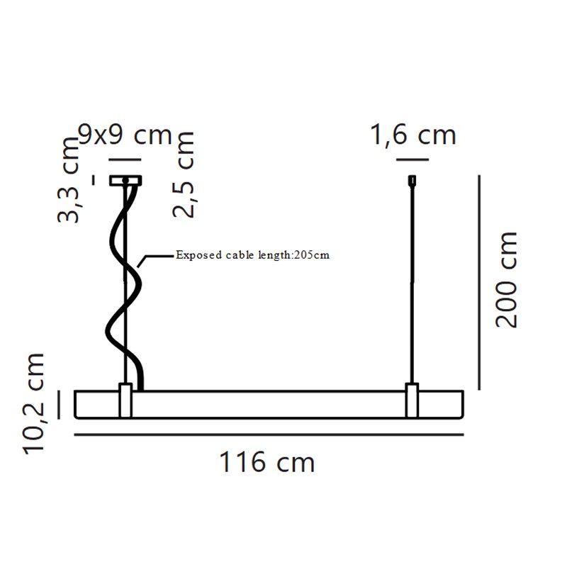 Nordlux Lilt 115 3-step Dim Hanglamp