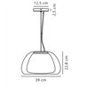 Nordlux Jelly 39 suspension lamp