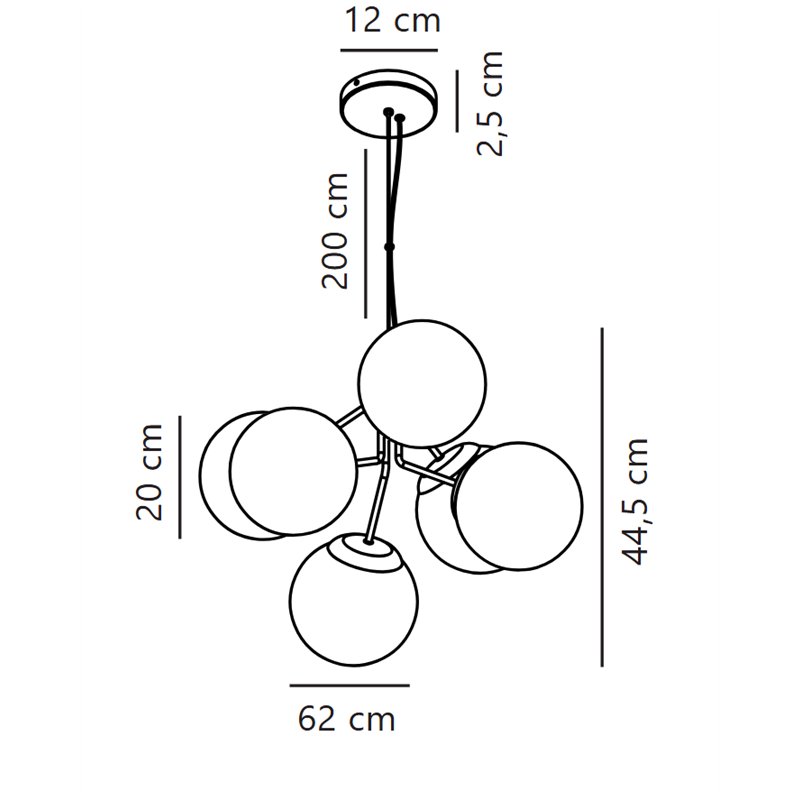 Nordlux Ivona 62 Hanglamp