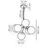 Nordlux Ivona 62 suspension lamp