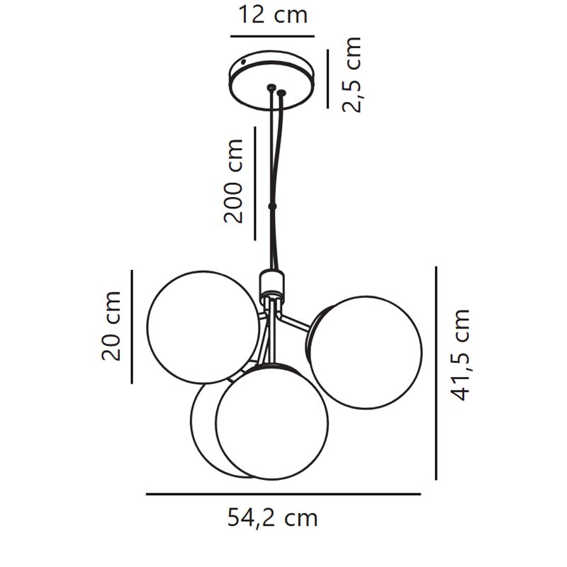 Nordlux Ivona 54 Hanglamp