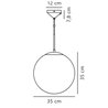 Nordlux Grant 35 suspension lamp
