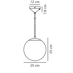 Nordlux Grant 25 suspension lamp