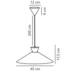 Nordlux Dial 45 suspension lamp