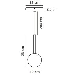 Nordlux Contina 10 suspension lamp