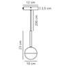 Nordlux Contina 10 suspension lamp