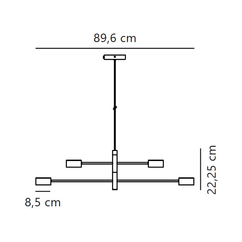 Nordlux Clyde 8 3-step Dim - 4 Hanglamp