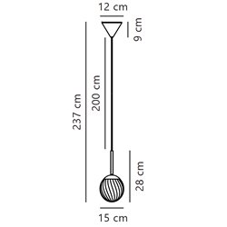 Nordlux Chisell 15 suspension lamp