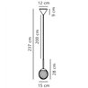 Nordlux Chisell 15 suspension lamp