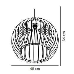 Nordlux Chino 40 suspension lamp