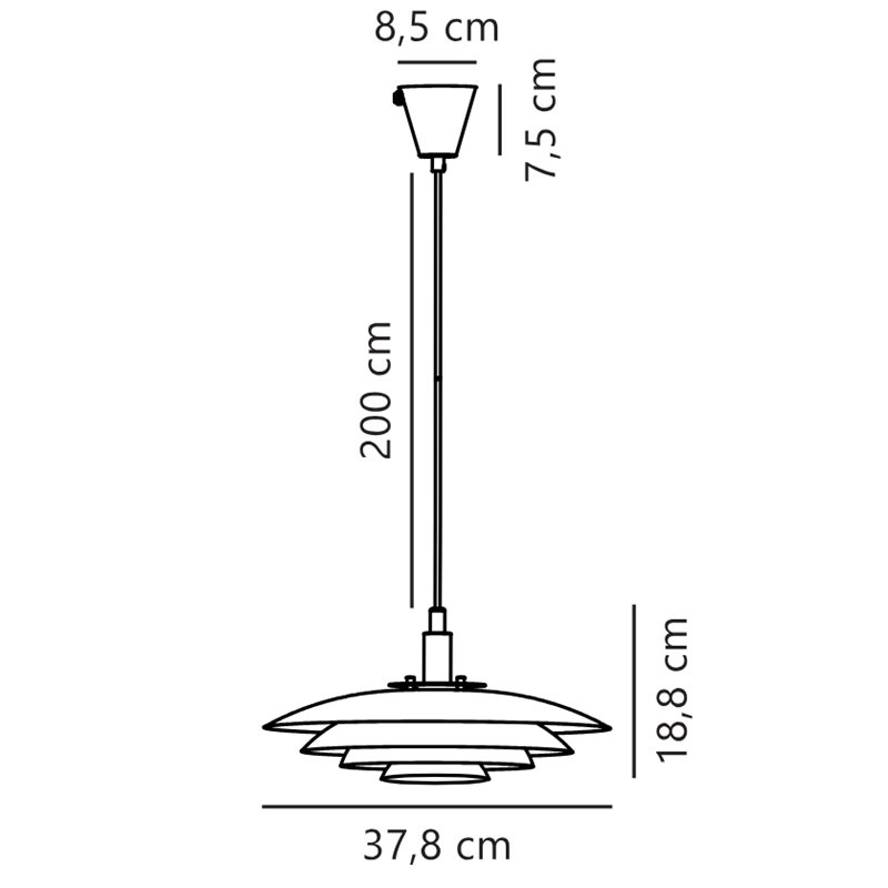 Nordlux Bretagne 38 Hanglamp