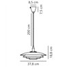 Nordlux Bretagne 38 suspension lamp