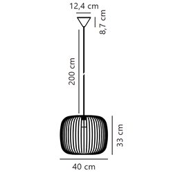 Nordlux BERONI 40 suspension lamp