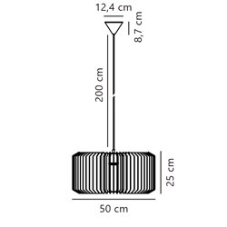 Nordlux Asti 50 suspension lamp
